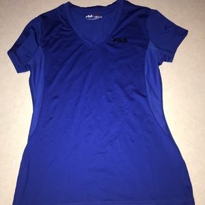 Royal blue workout t-shirt